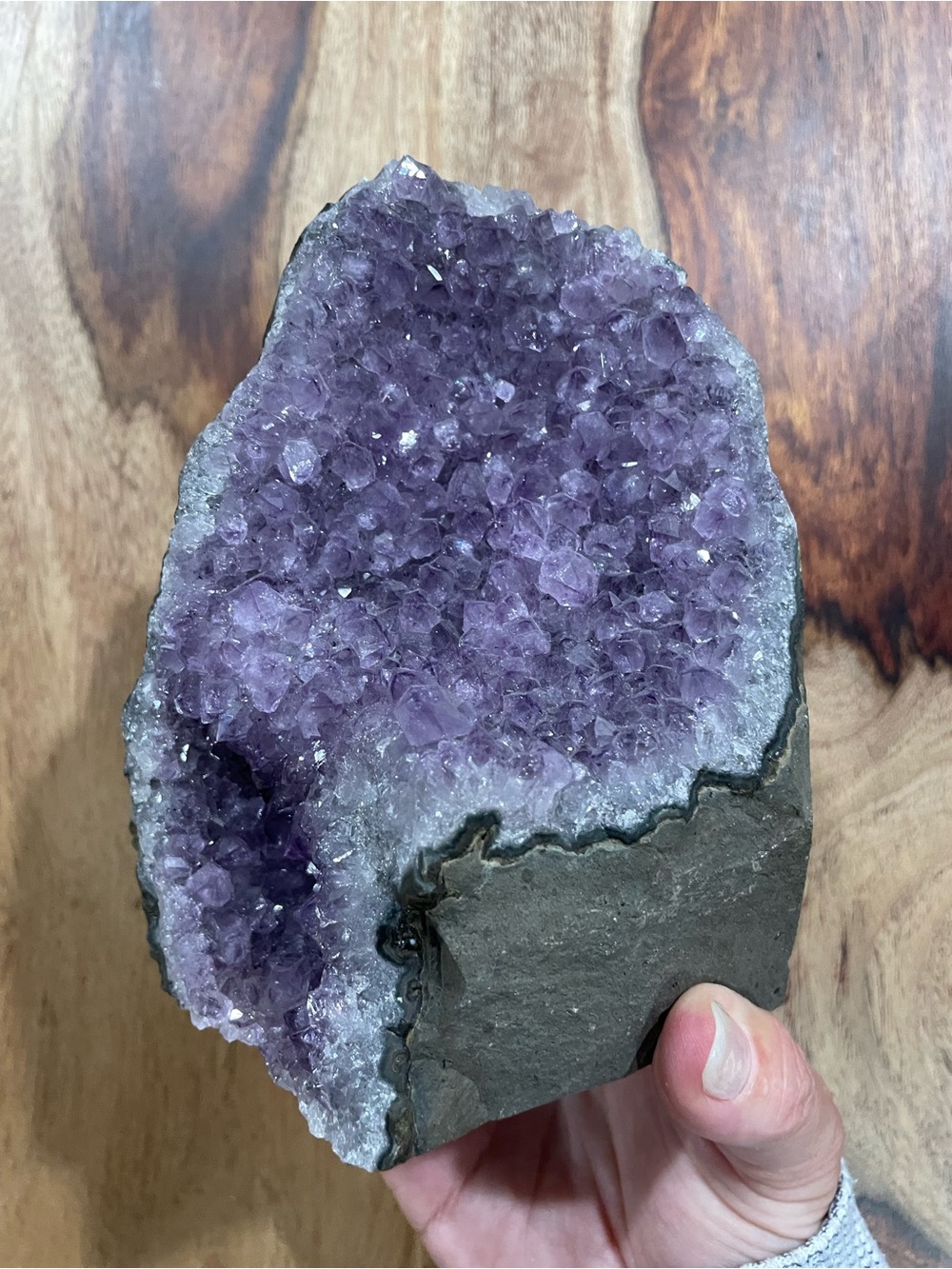 ✨ CLEARANCE ✨ Amethyst Crystal cut base display crystal rock